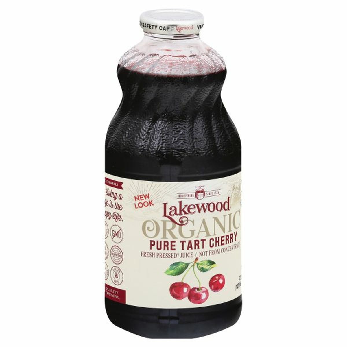Calories in Lakewood Pressed Juice, Organic, Pure Tart Cherry