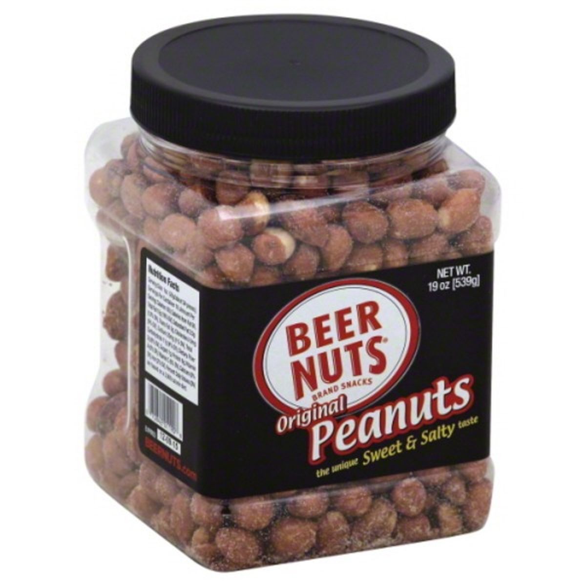 Calories in BEER NUTS Peanuts, Original