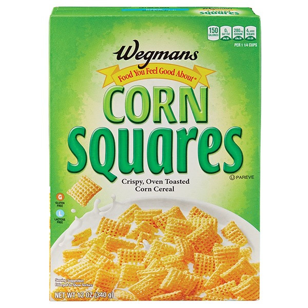 Calories in Wegmans Corn Squares Cereal