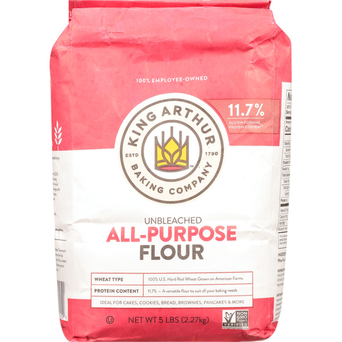 weighed out low gluten flour or AP