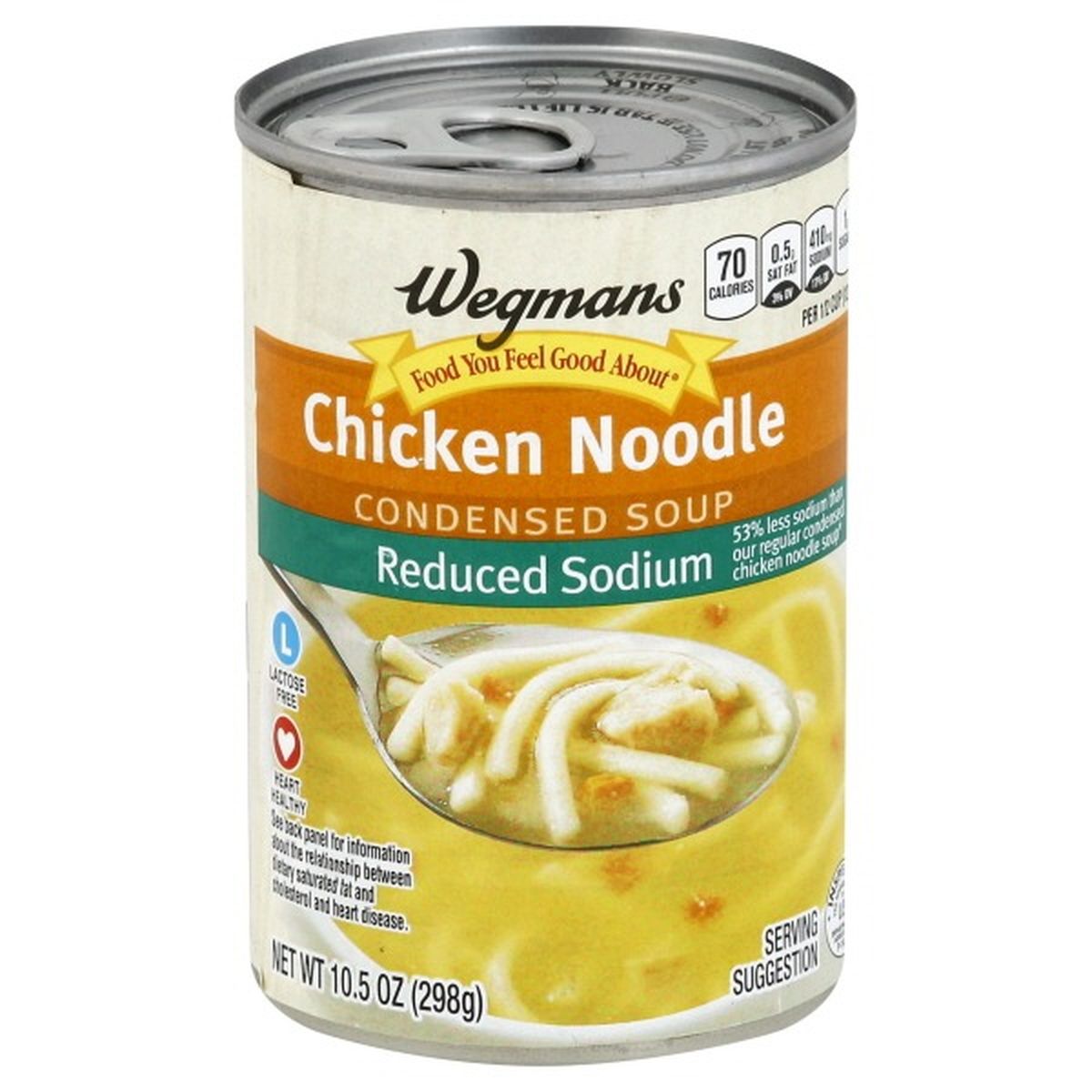 Calories in Wegmans Reduced Sodium Condensed Chicken Noodle Soup