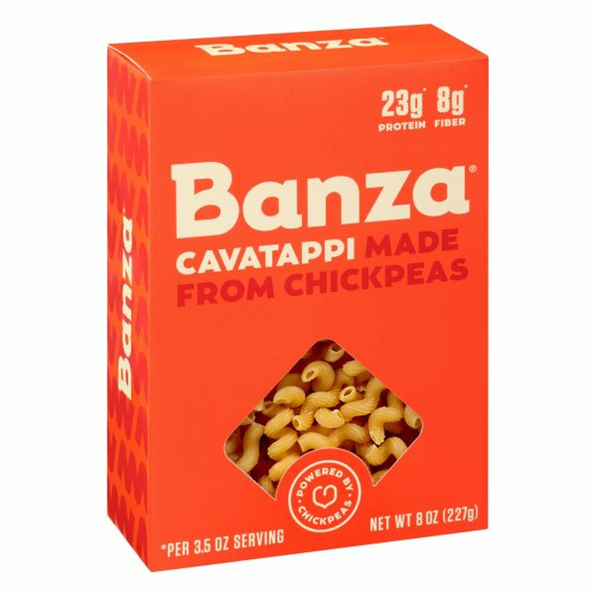 Calories in Banza Cavatappi, Made from Chickpeas
