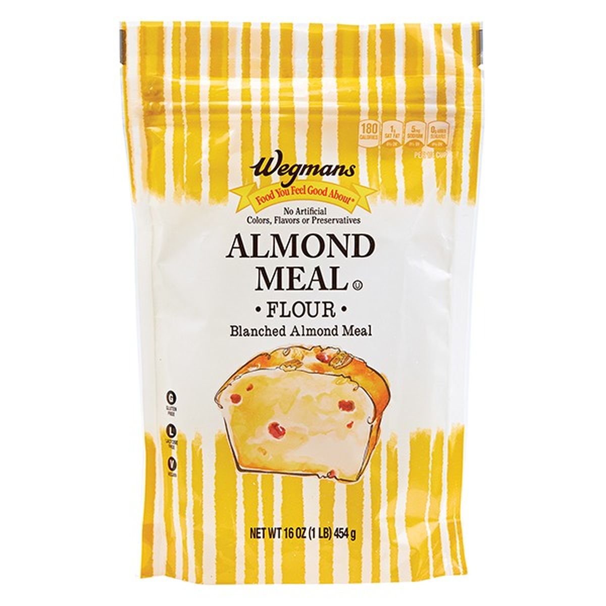 Calories in Wegmans Flour, Almond Meal