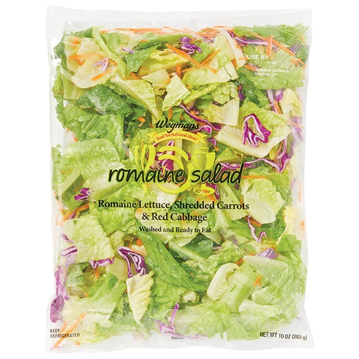 Calories in Wegmans Romaine Salad