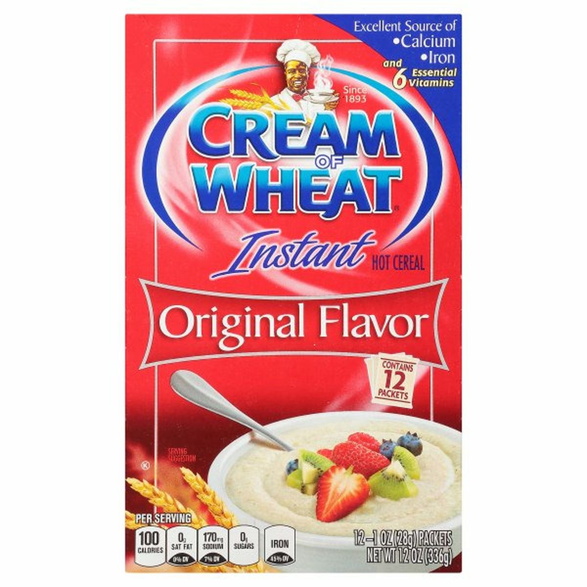 Calories in Cream of Wheat Hot Cereal, Instant, Original Flavor