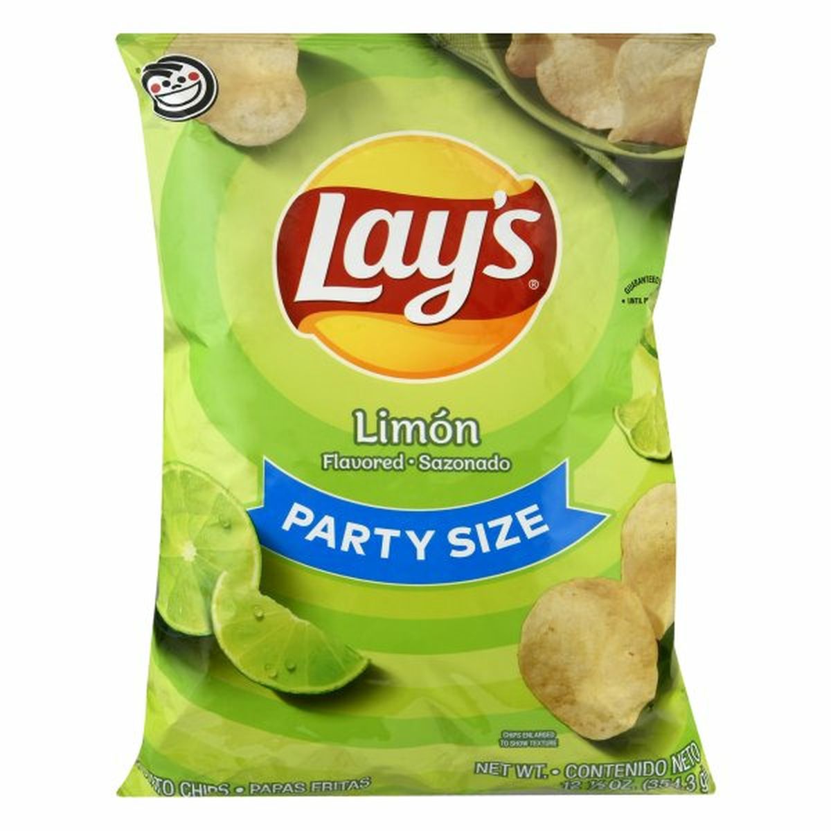 Calories in Lay's Potato Chips, Limon Flavored, Party Size