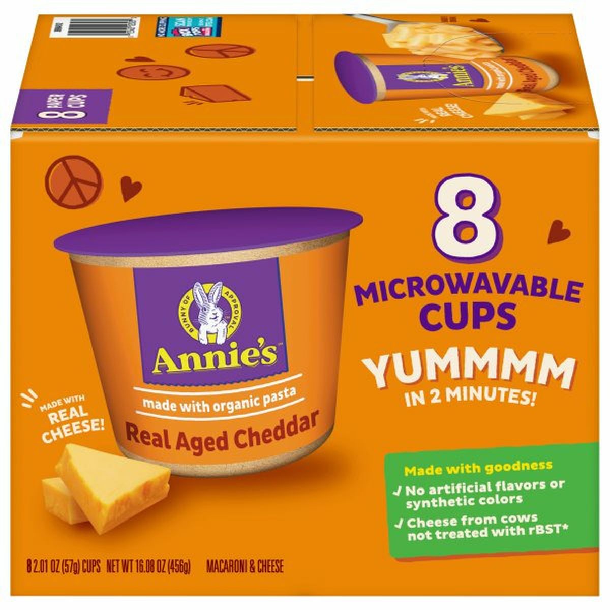 Calories in Annie's Macaroni & Cheese, Real Aged Cheddar