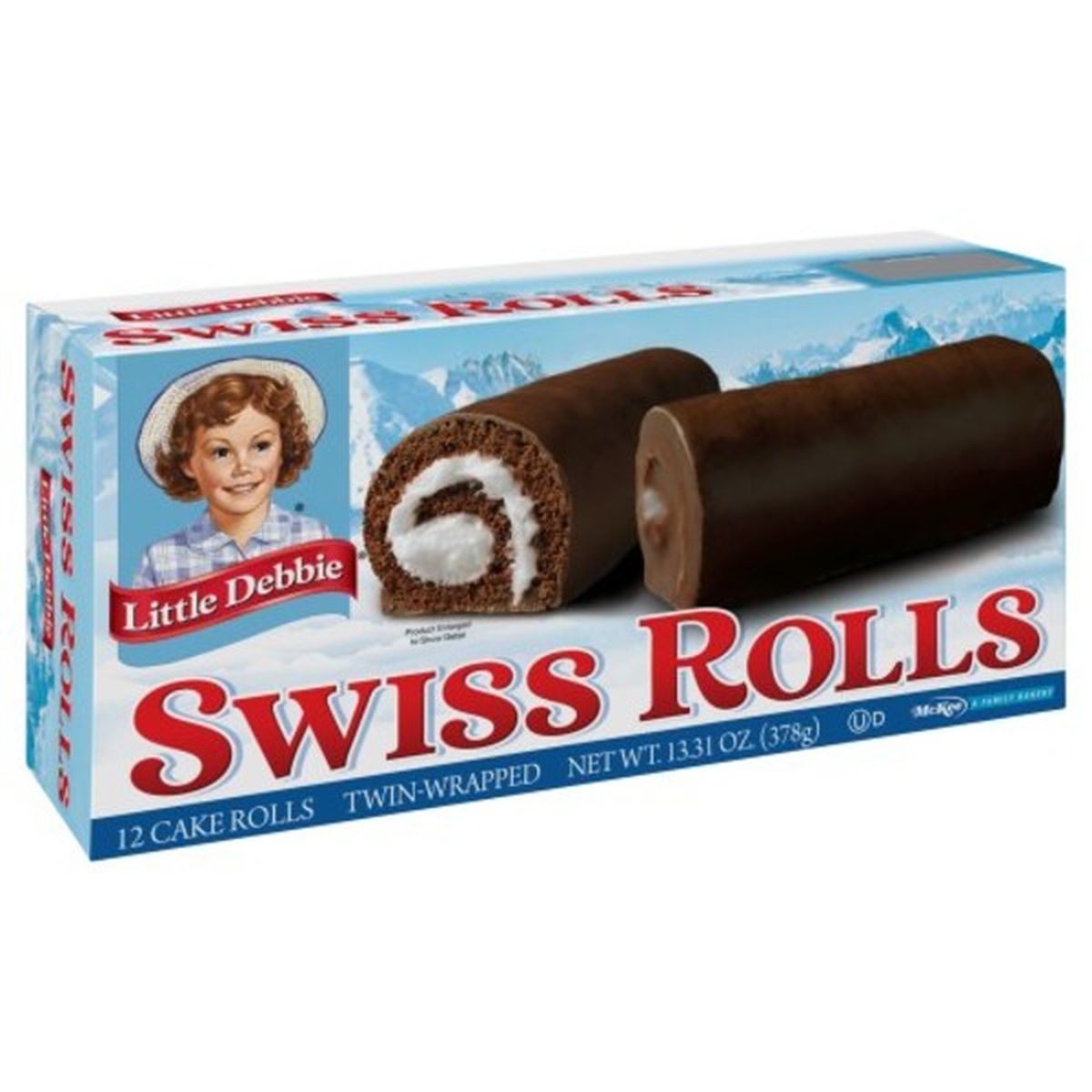 Calories in Little Debbie Snack Cakes, Swiss Cake Rolls