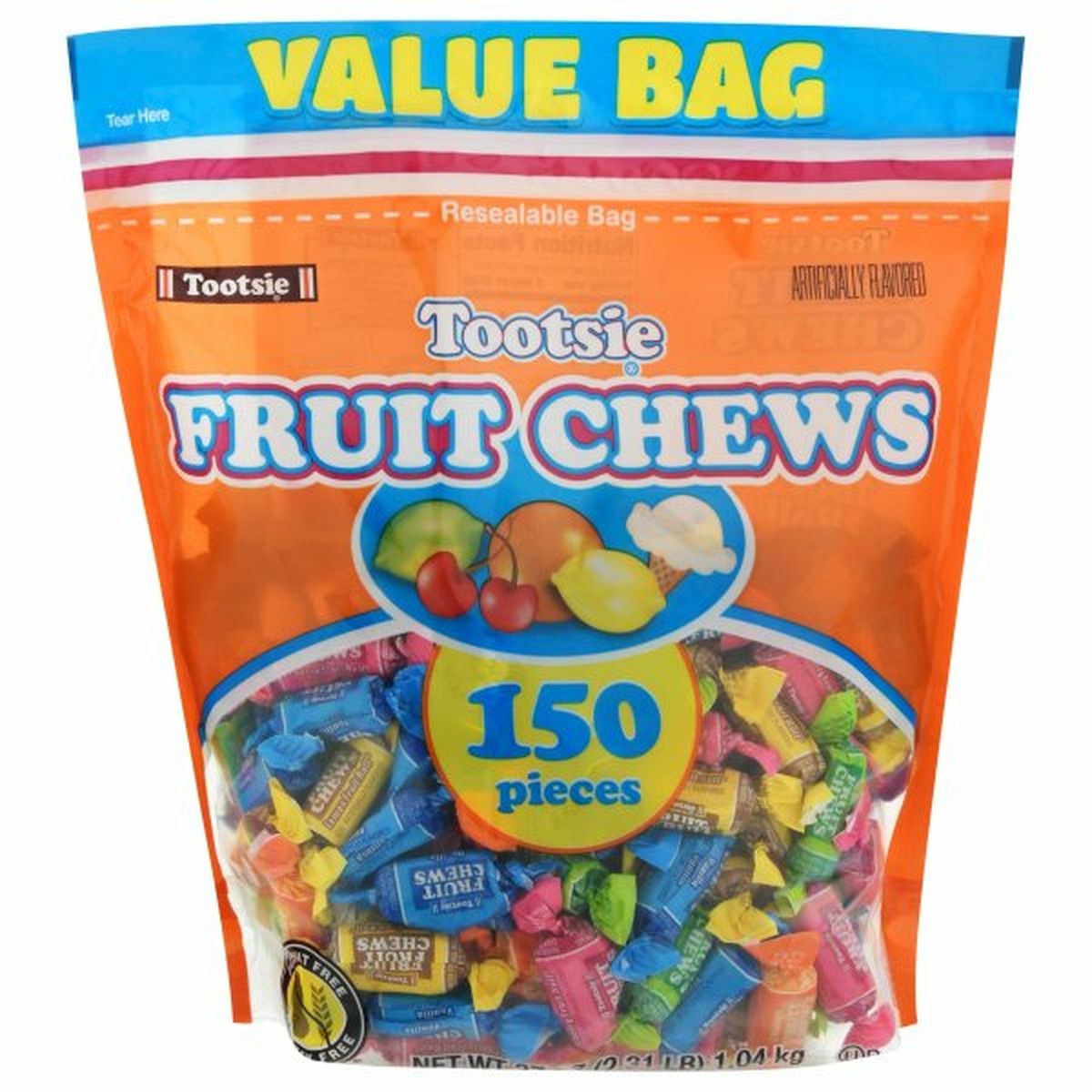 Calories in Tootsie Fruit Chews, Value Bag