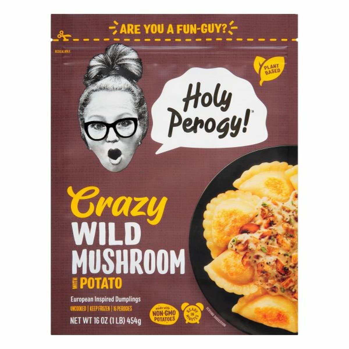 Calories in Holy Perogy! Perogies, Crazy Wild Mushroom with Potato