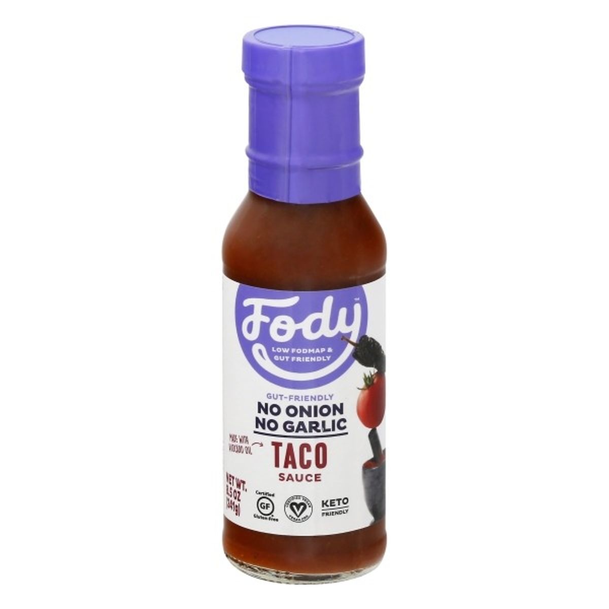 Calories in Fody Foods Taco Sauce