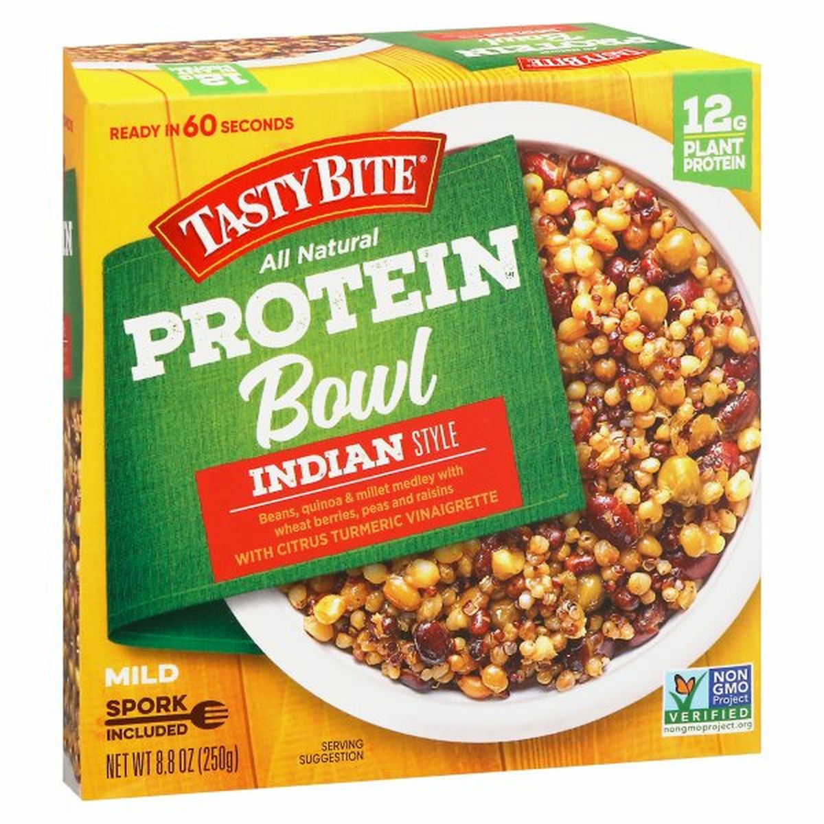 Calories in Tasty Bite Protein Bowl, Indian Style, Mild
