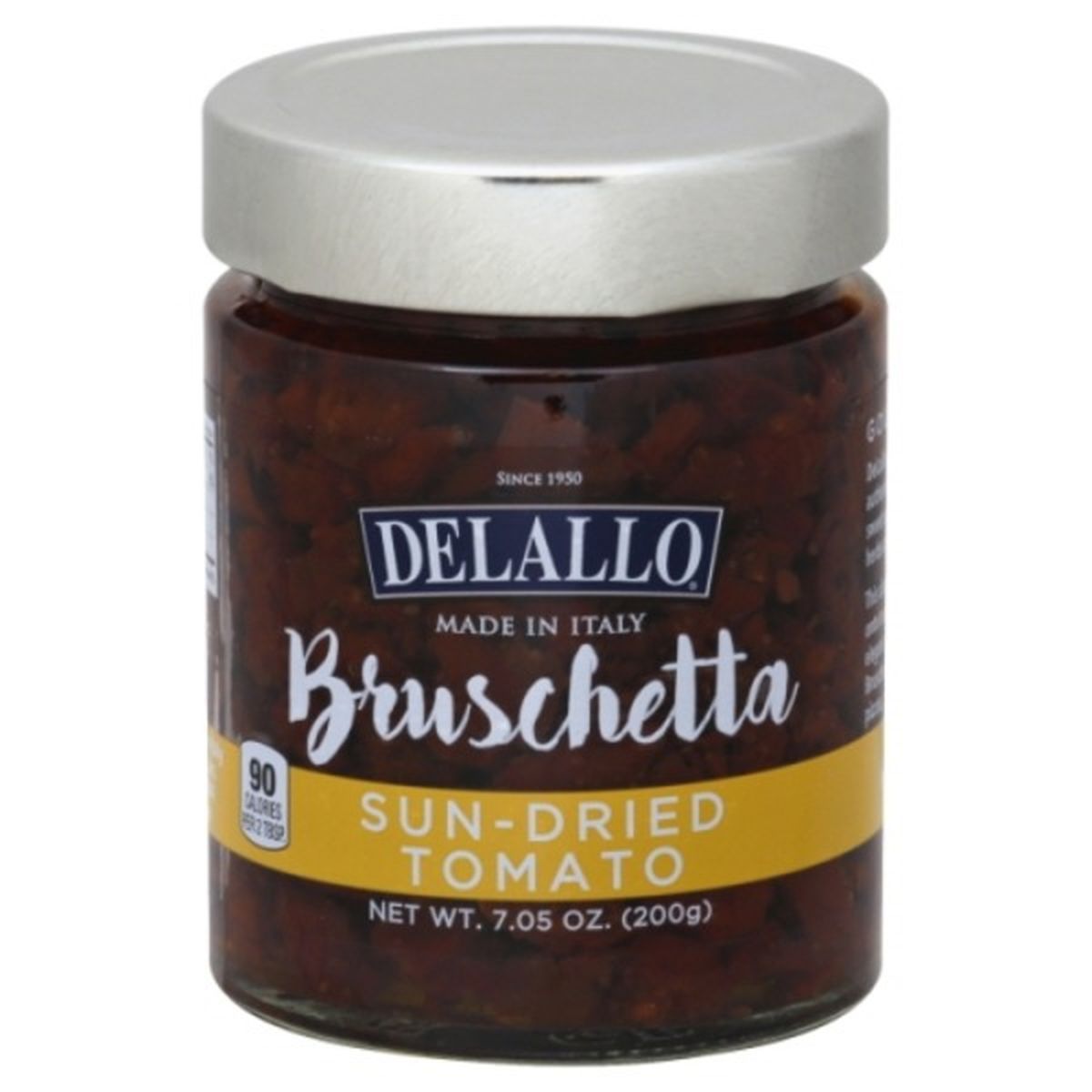 Calories in DeLallo Bruschetta, Sun-Dried Tomato