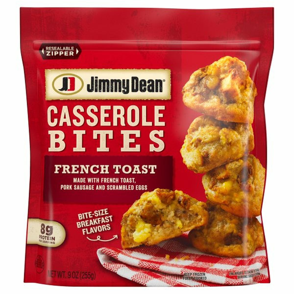 Calories in Jimmy Dean French Toast Casserole Bites, 9 oz