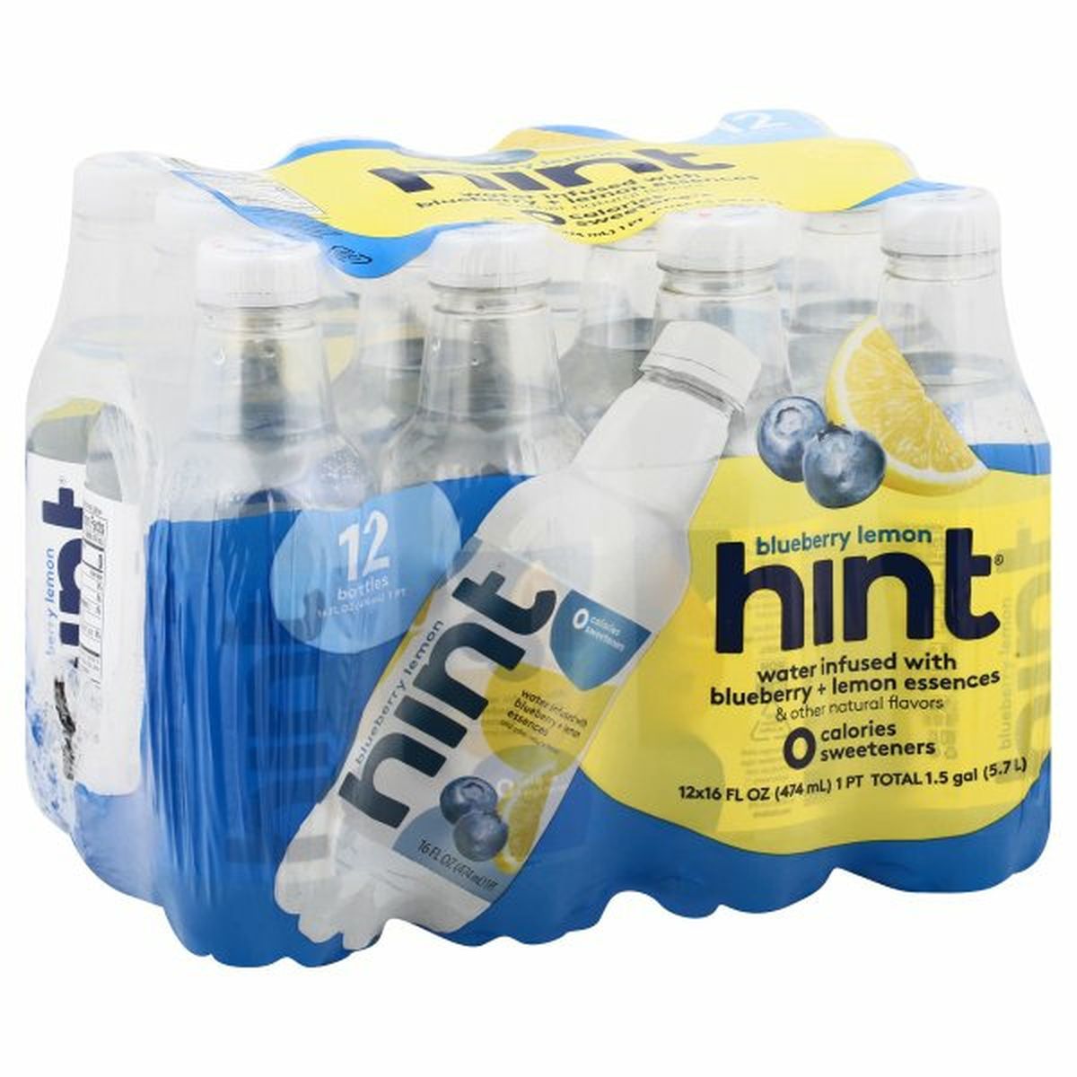 Calories in hint Water, Blueberry Lemon