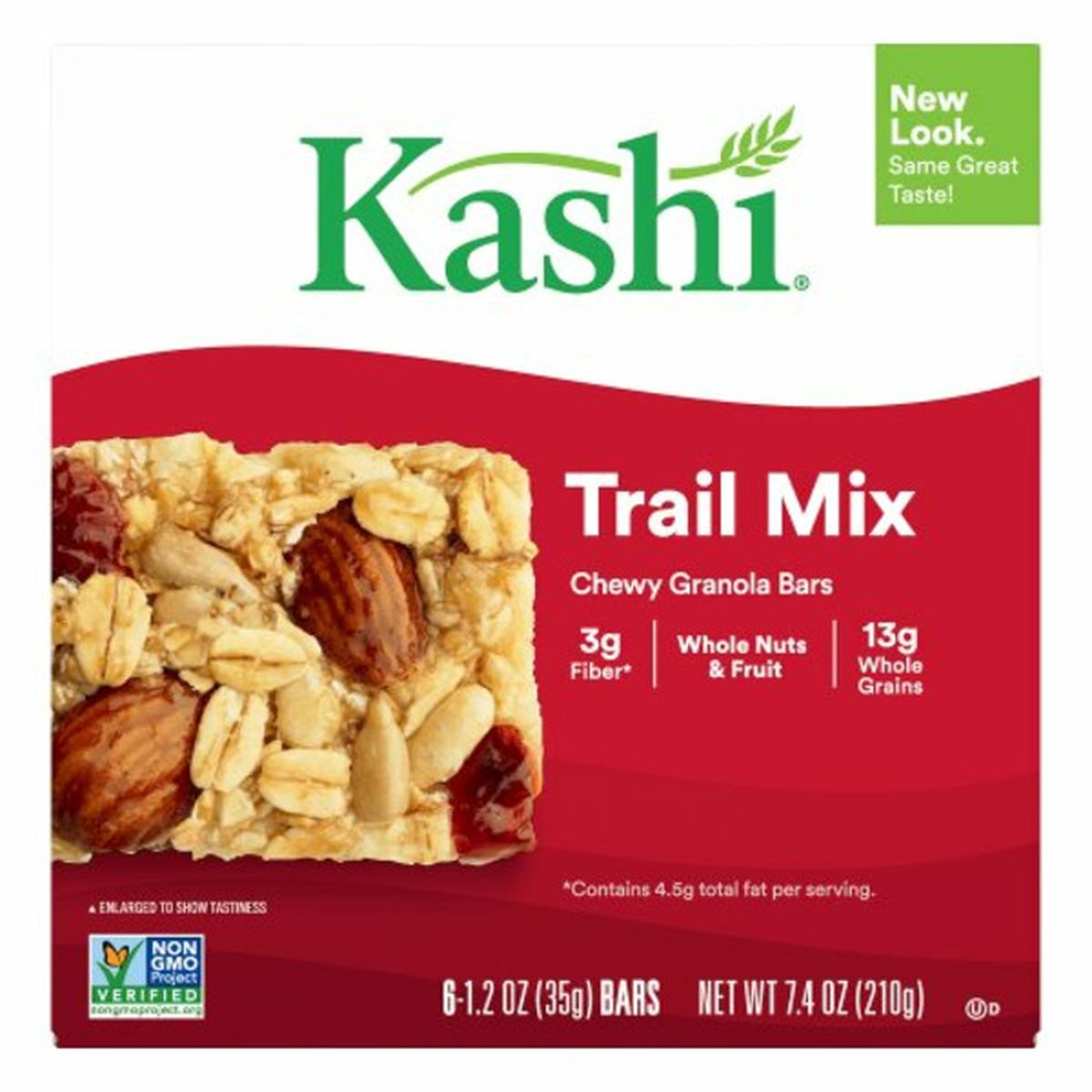 Calories in Kashi Bars Granola Bars, Trail Mix, Chewy
