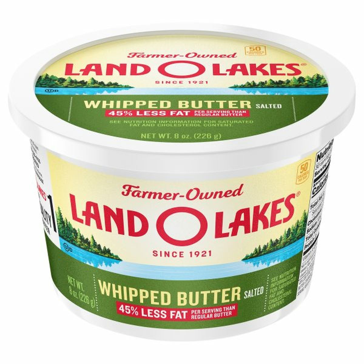 Calories in Land O Lakes Whipped Butter, Salted