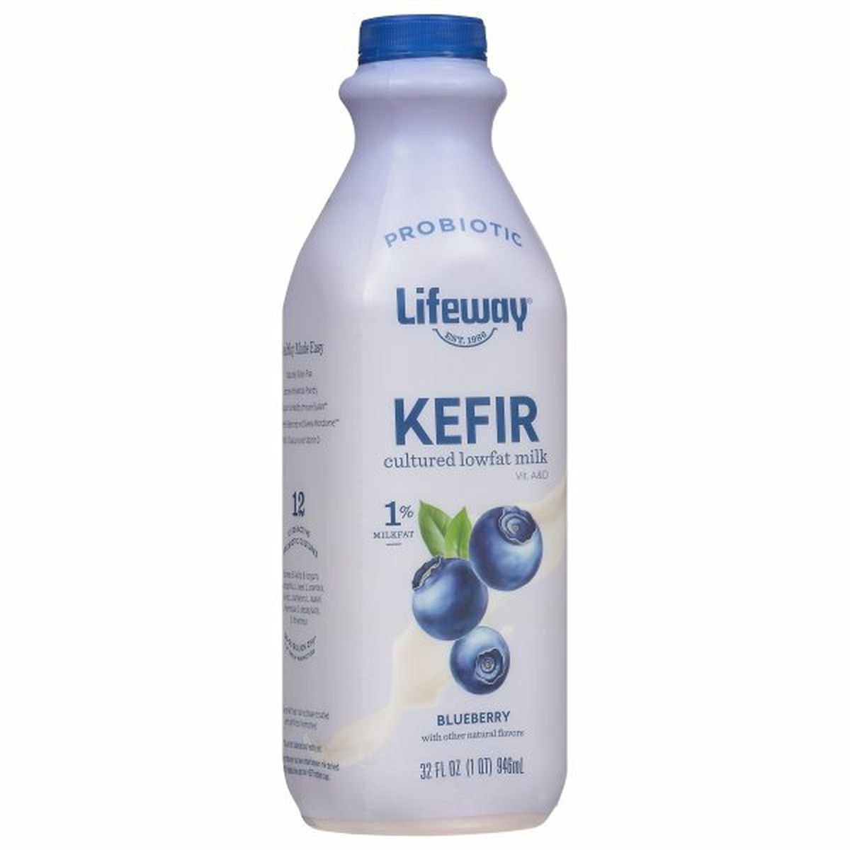Calories in Lifeway Kefir, Blueberry