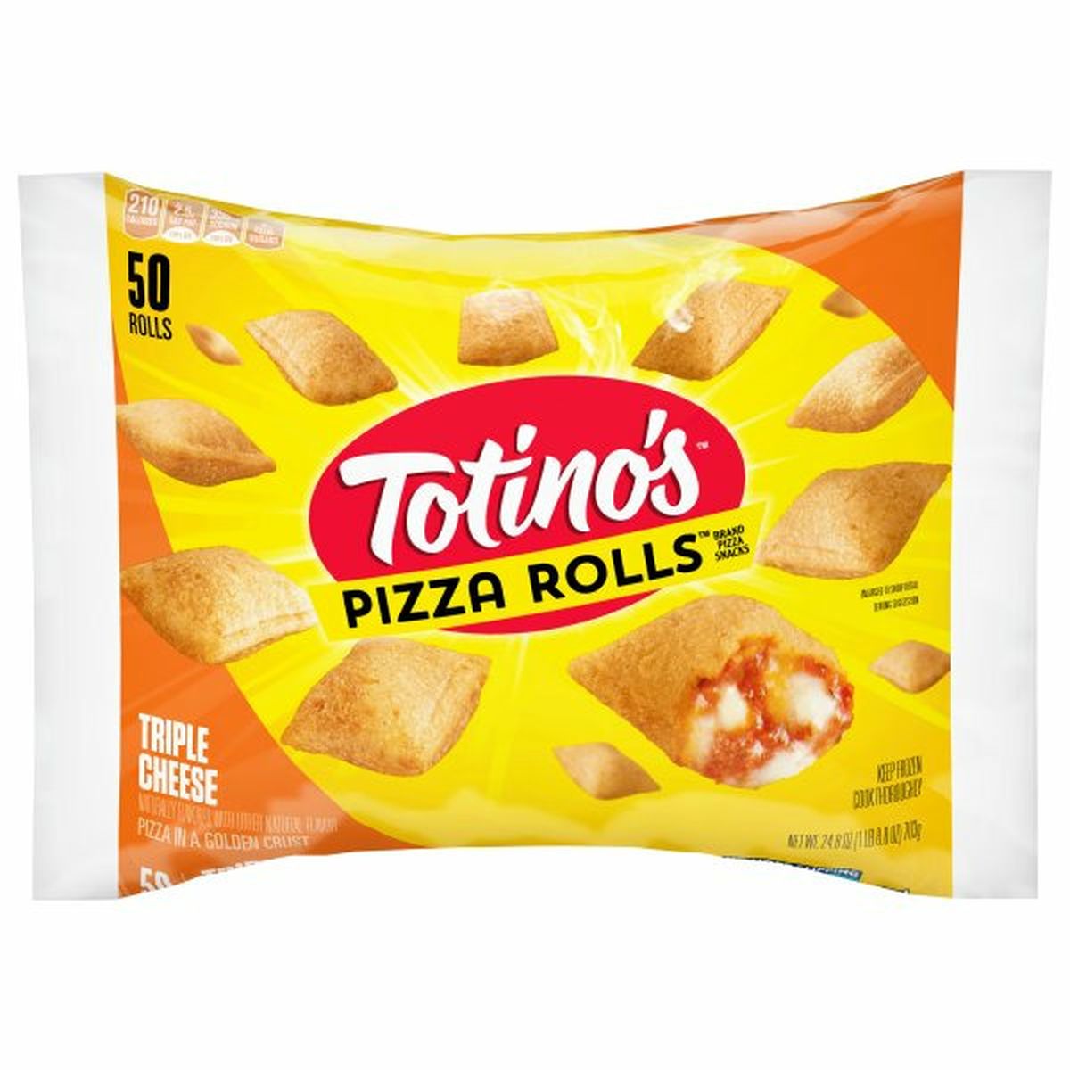 Calories in Totino's Pizza Rolls, Triple Cheese