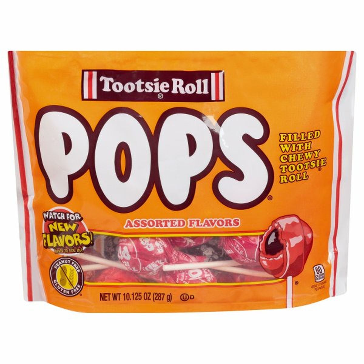 Calories in Tootsie Roll Pops, Assorted Flavors