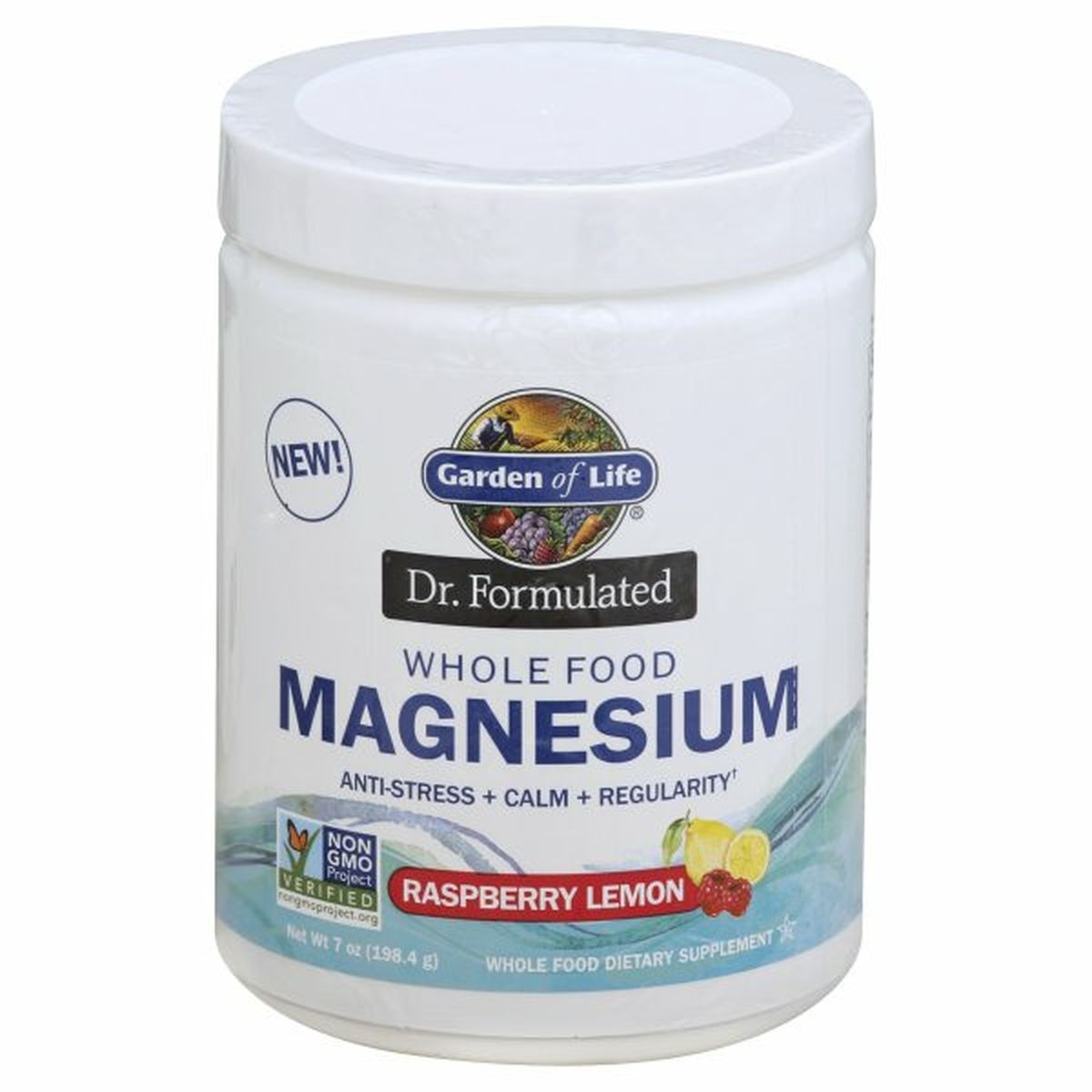 Calories in Garden of Life Magnesium, Whole Food, Raspberry Lemon