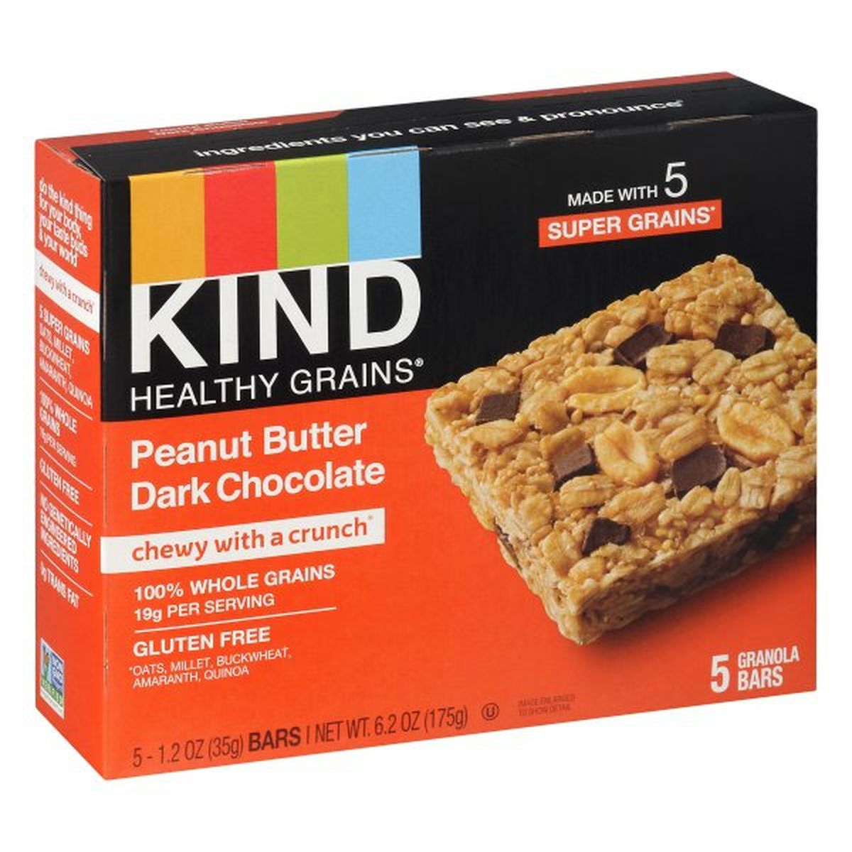 Calories in KIND Granola Bars, Peanut Butter Dark Chocolate