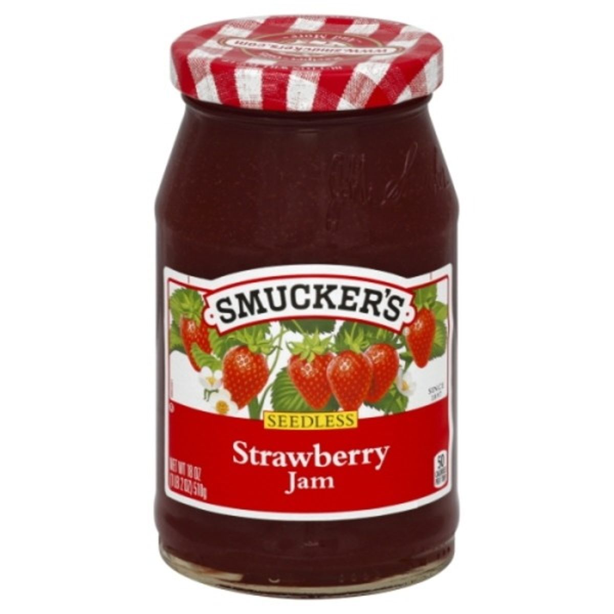Calories in Smucker's Jam, Strawberry, Seedless