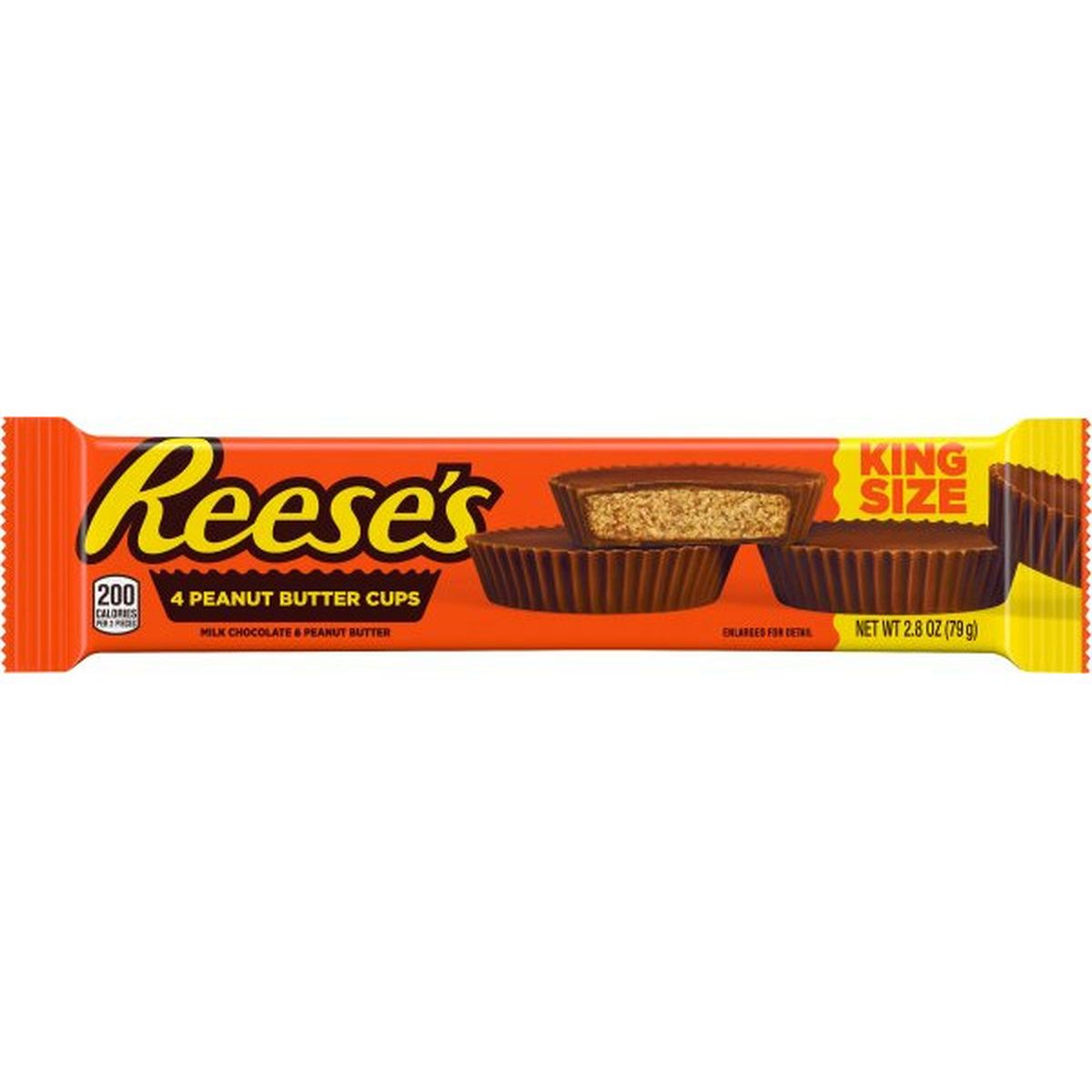 Calories in Reese's Peanut Butter Cups, King Size