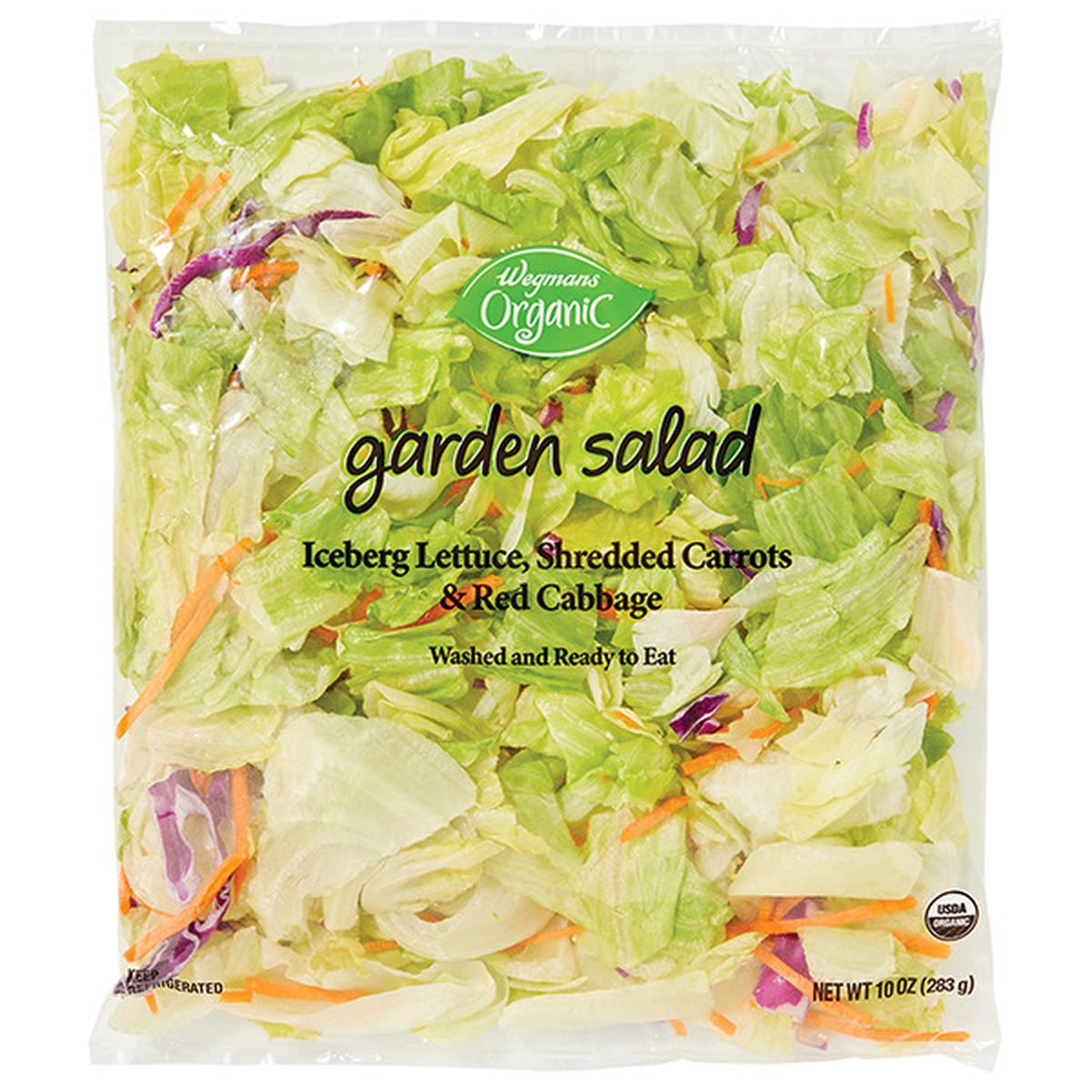 Calories in Wegmans Salad, Garden Mix