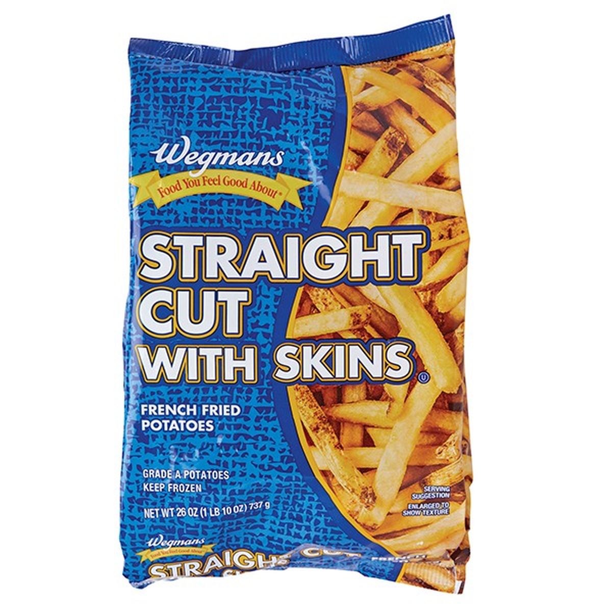 Calories in Wegmans Straight Cut Potatoes with Skins