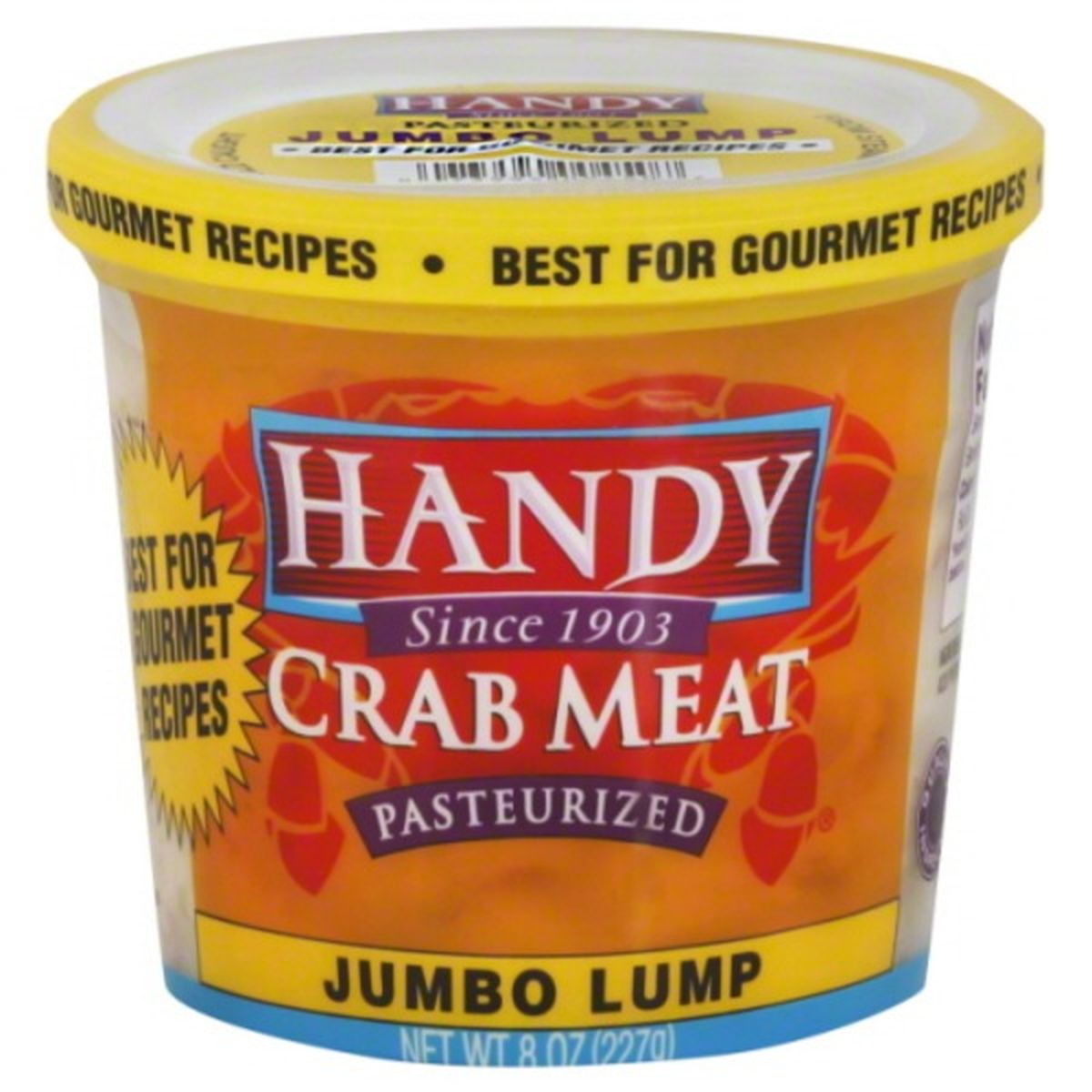Calories in Handy Crab Meat, Jumbo Lump