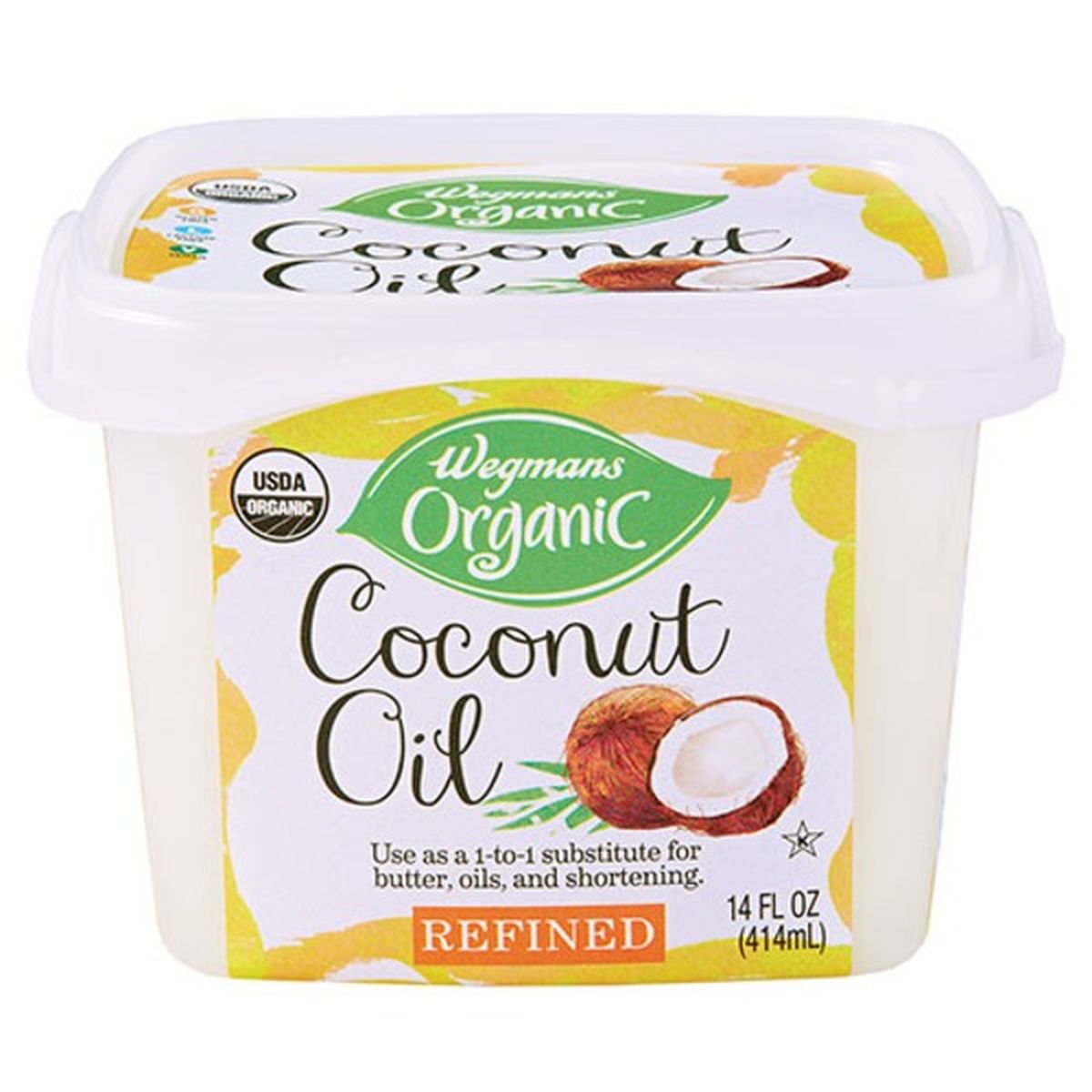 Calories in Wegmans Organic Refined Coconut Oil