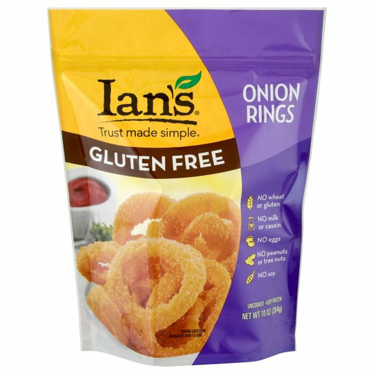 Calories in Ianâ€™s Onion Rings, Gluten Free