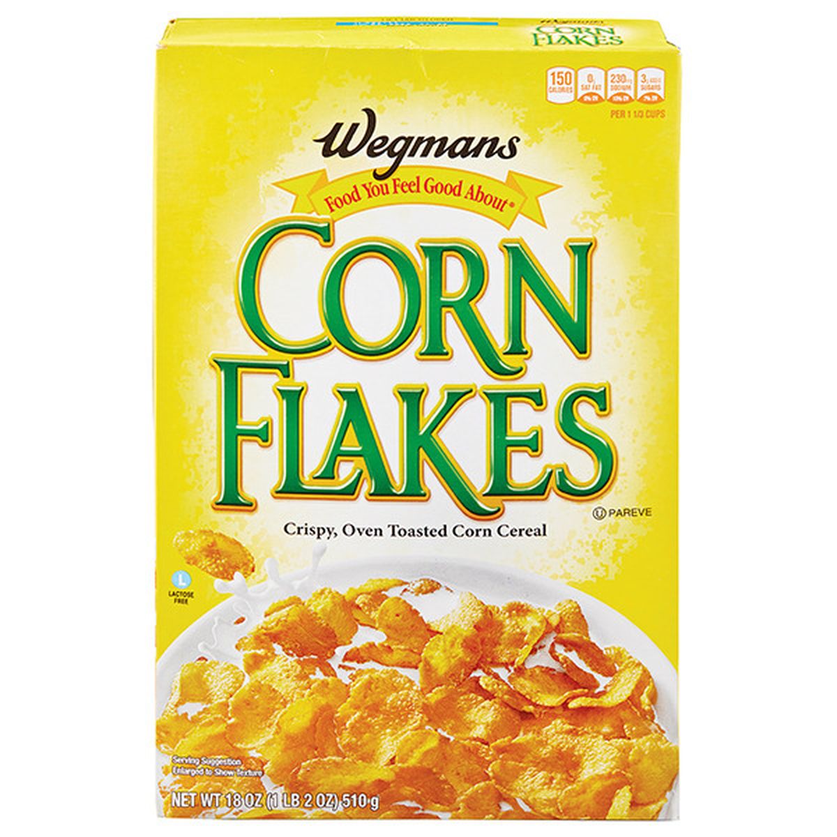 Calories in Wegmans Corn Flakes Cereal