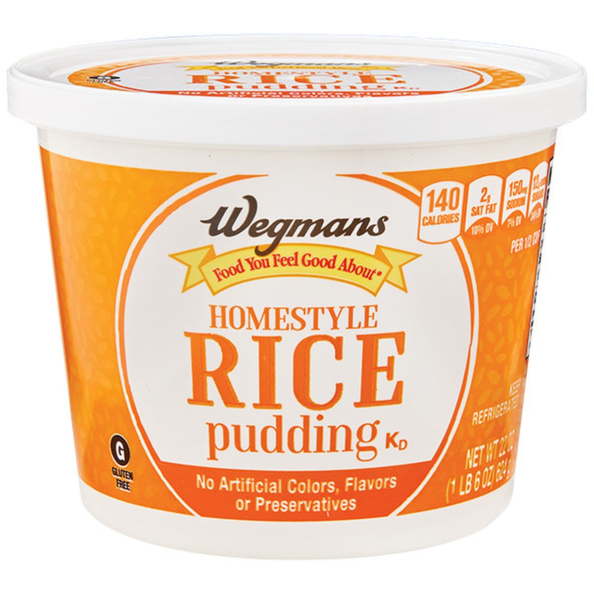 Calories in Wegmans Homestyle Rice Pudding