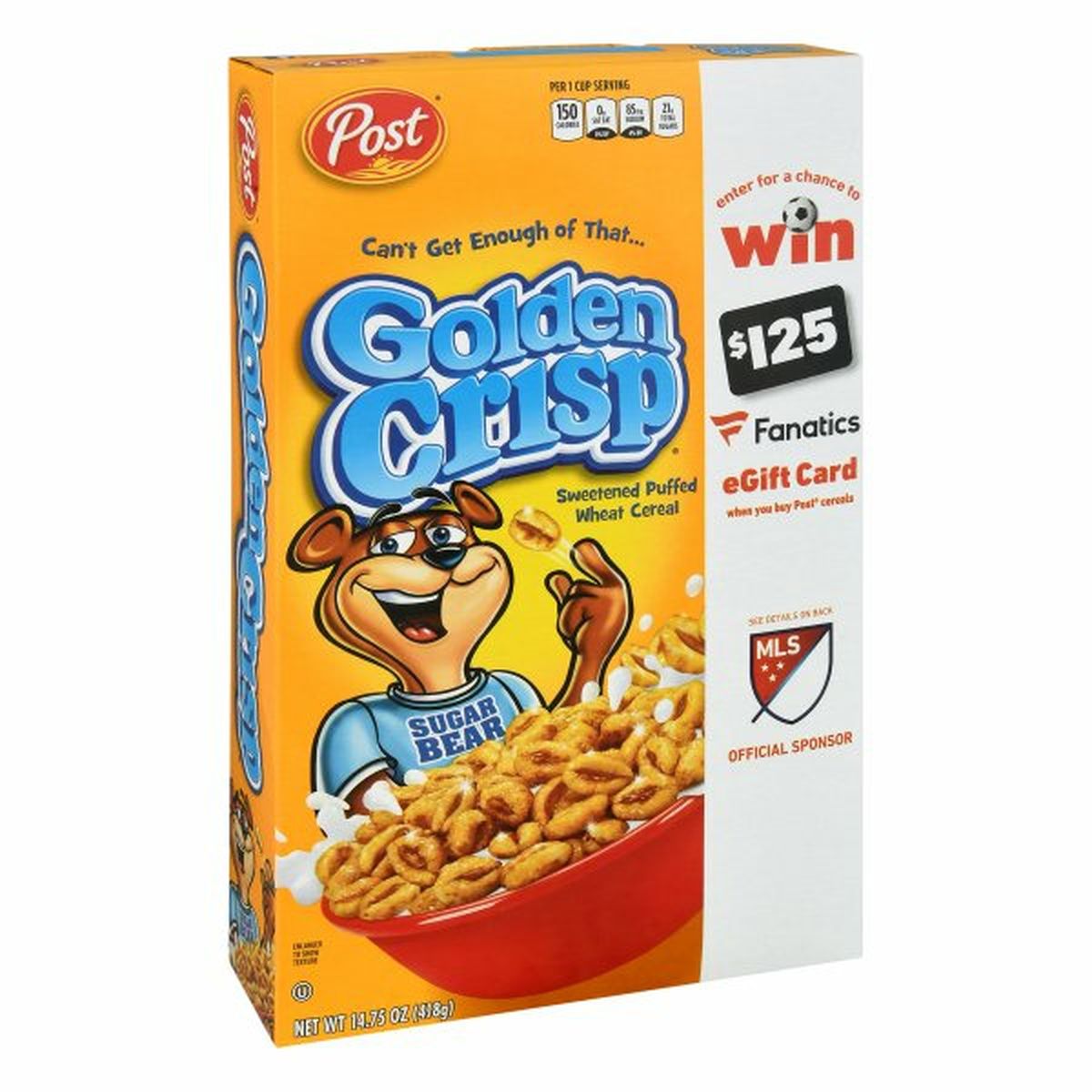 Calories in Post Cereal, Sweetened Puffed Wheat