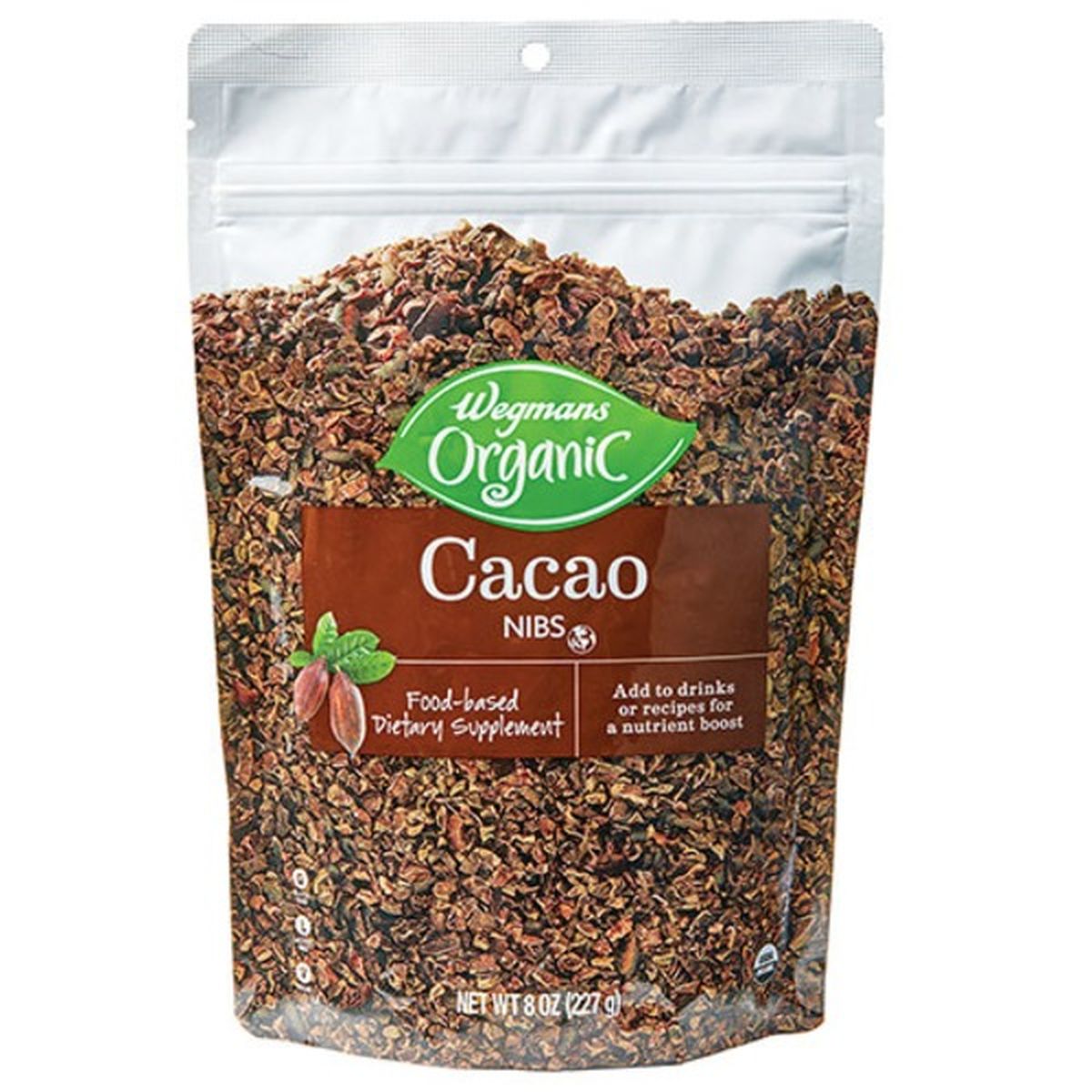Calories in Wegmans Organic Cacao Nibs