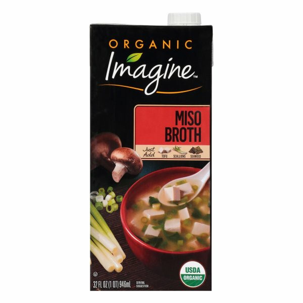 Calories in Imagine Miso Broth, Organic
