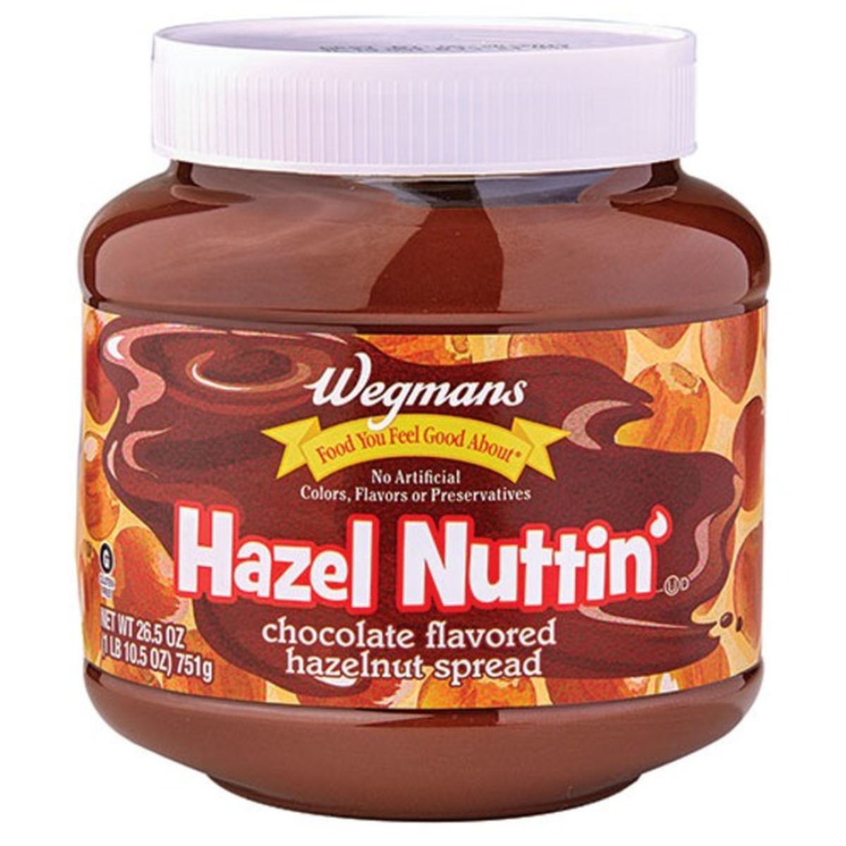 Calories in Wegmans Hazel Nuttin' Chocolate Flavored Hazelnut Spread
