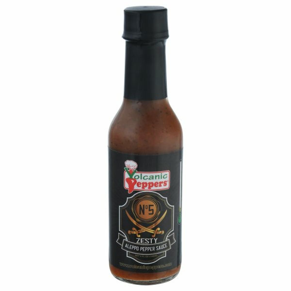 Calories in Volcanic Peppers Sauce, Aleppo Pepper, Zesty
