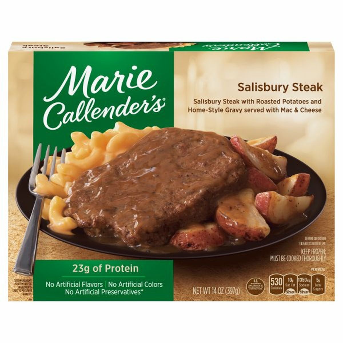 Calories in Marie Callender's Salisbury Steak