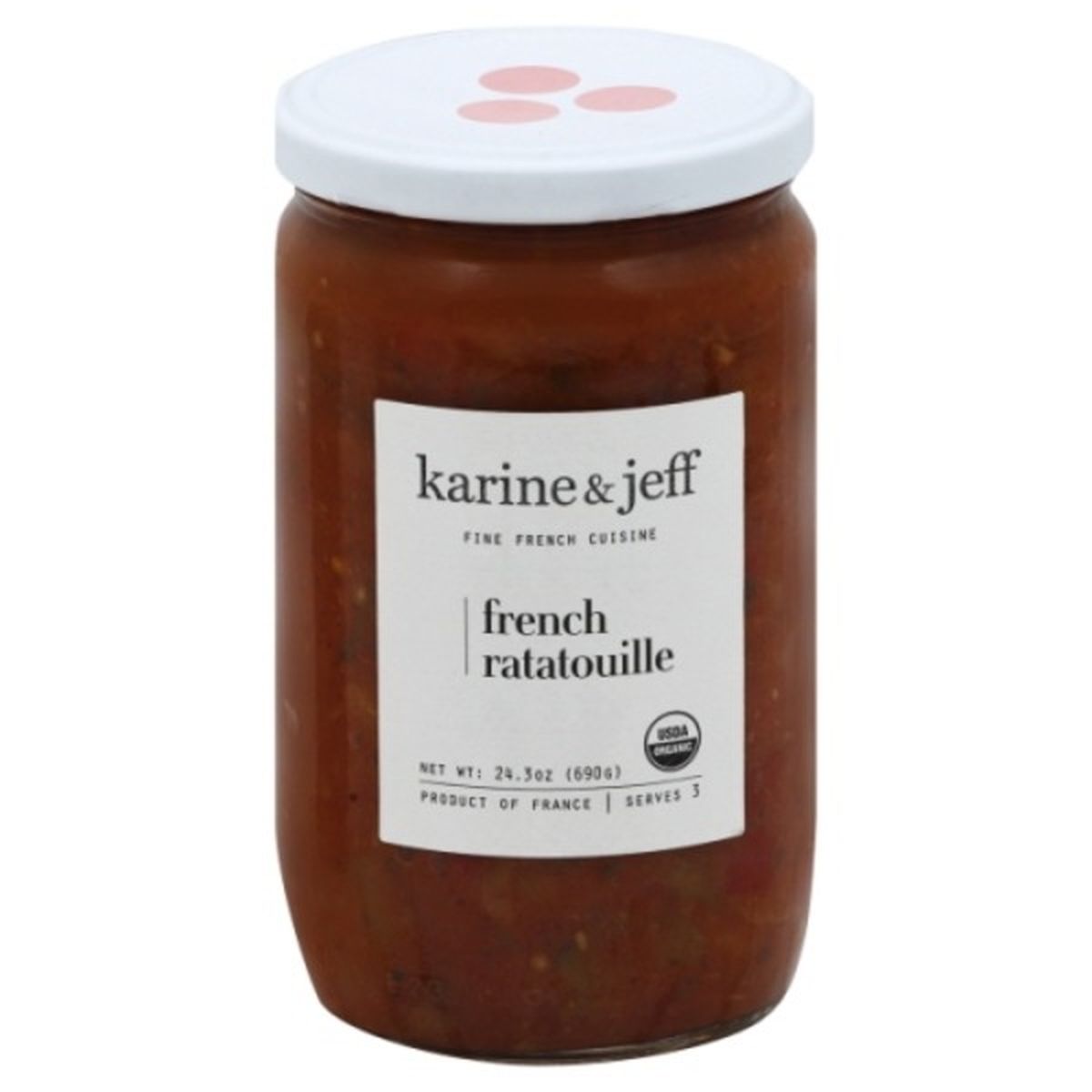 Calories in Karine & Jeff French Ratatouille