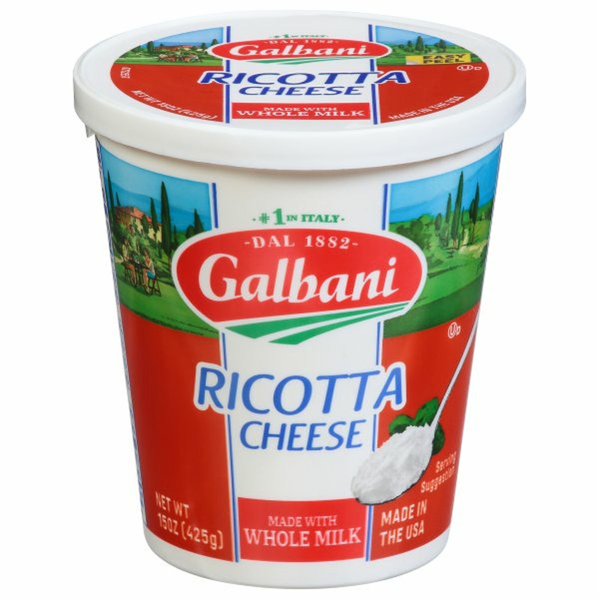 Calories in Galbani Ricotta Cheese