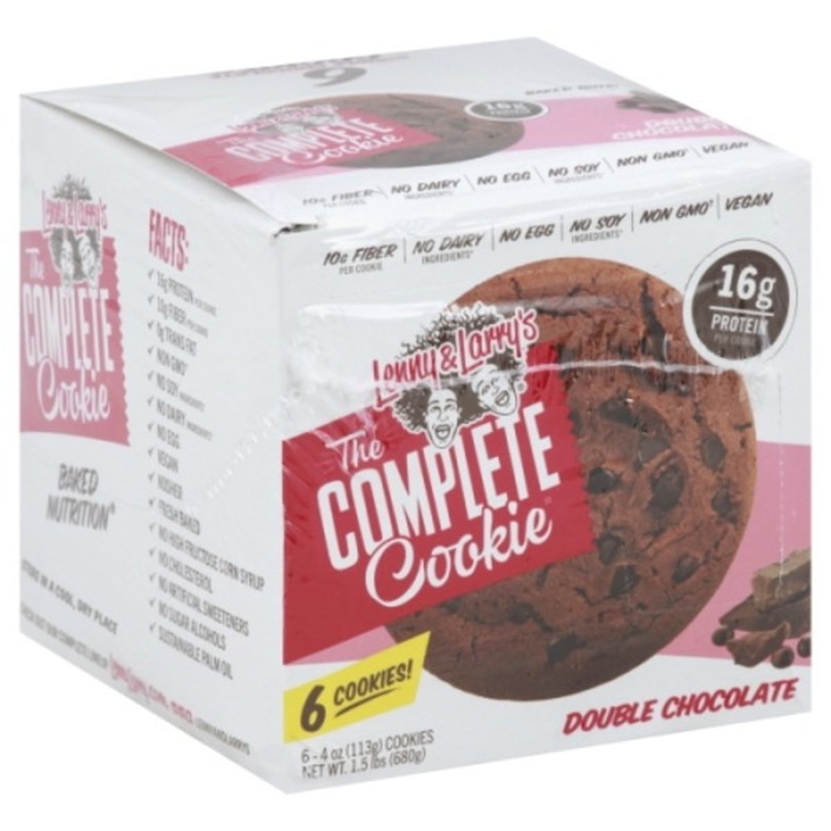 Calories in Lenny & Larry's Cookie, The Complete, Double Chocolate