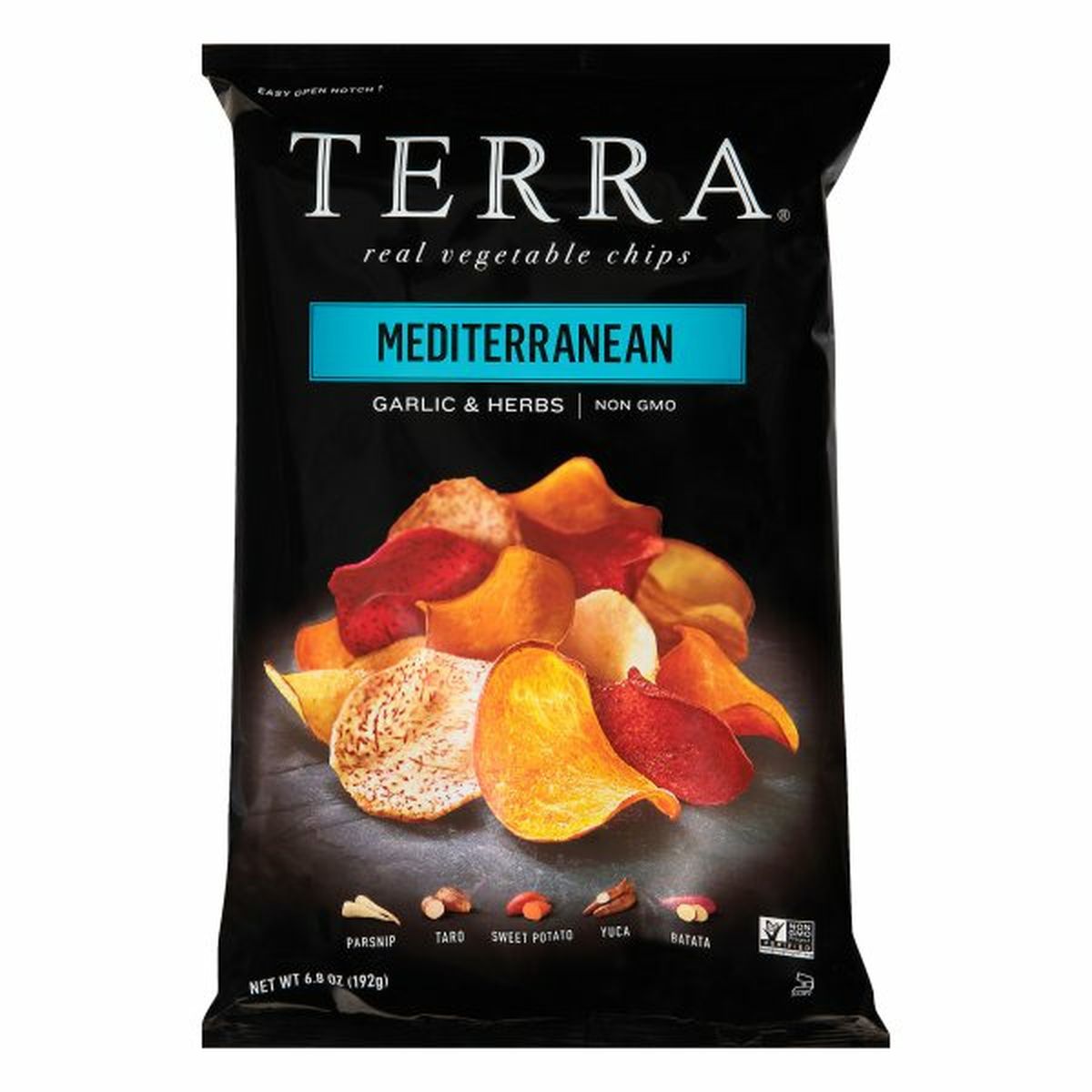 Calories in TERRA Vegetable Chips, Mediterranean, Garlic & Herbs
