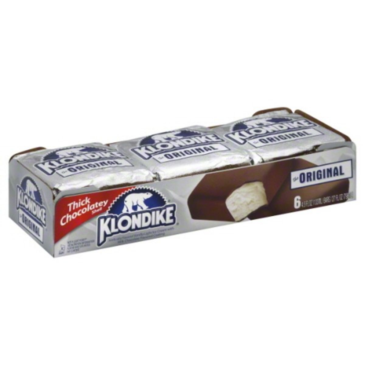 Calories in Klondike Ice Cream Bars, The Original