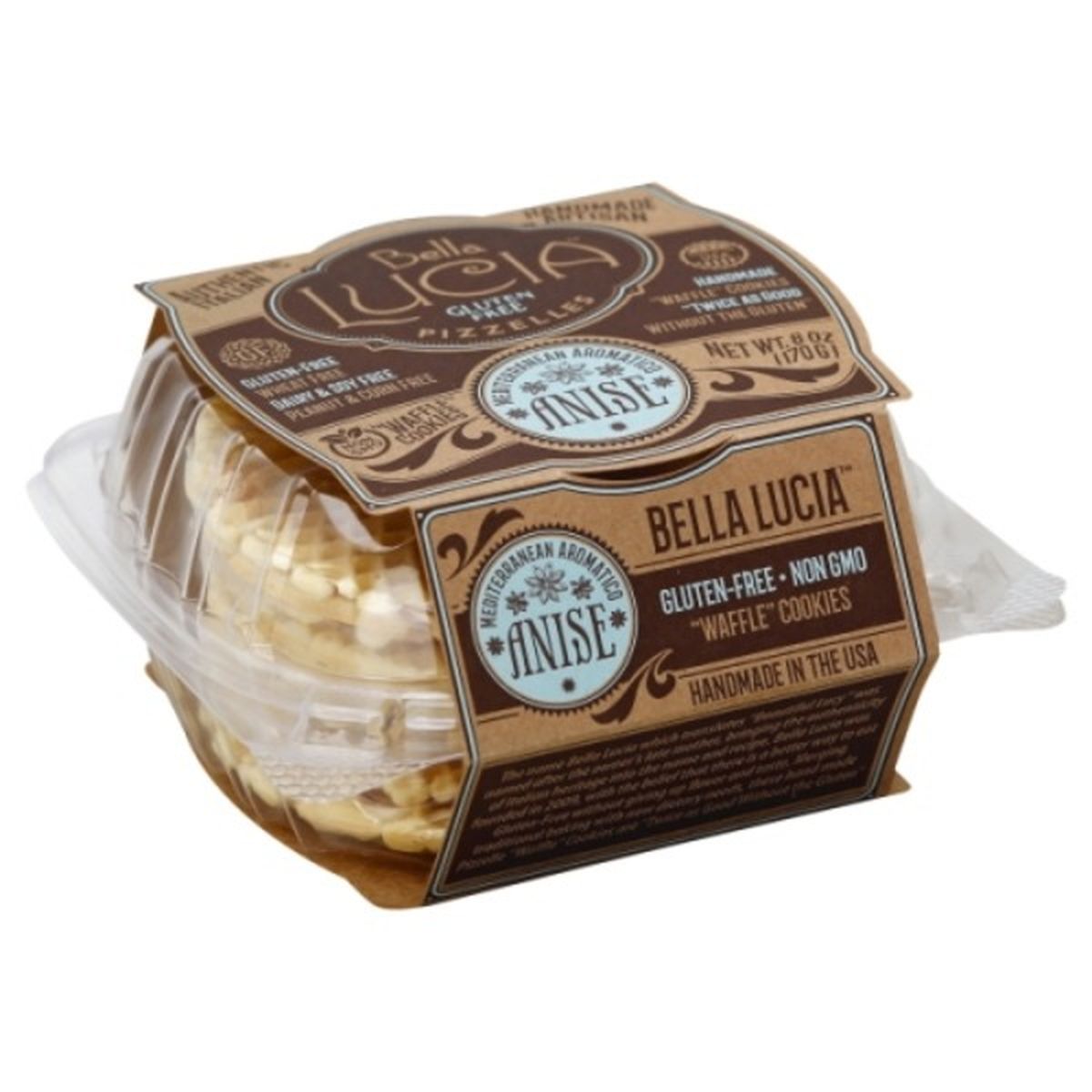 Calories in Bella Lucia Pizzelles, Gluten Free, Anise