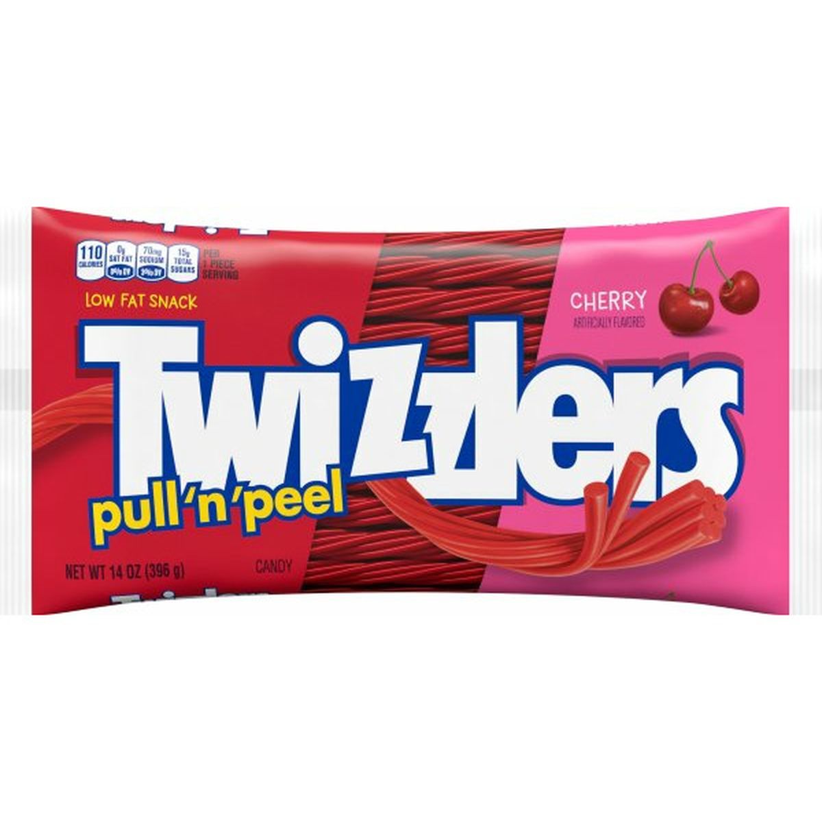 Calories in Twizzlers Candy, Cherry, Pull 'n' Peel