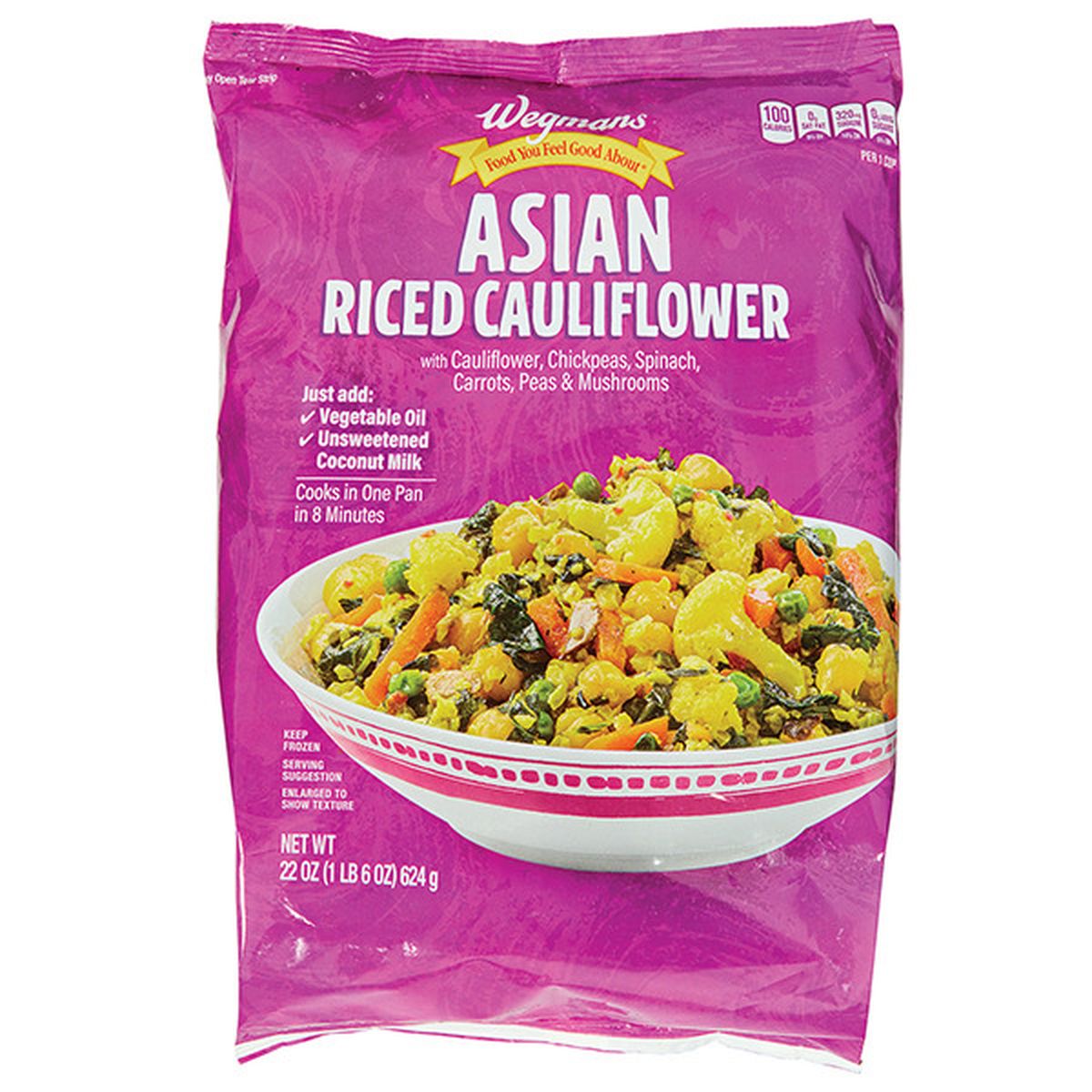 Calories in Wegmans Asian Riced Cauliflower