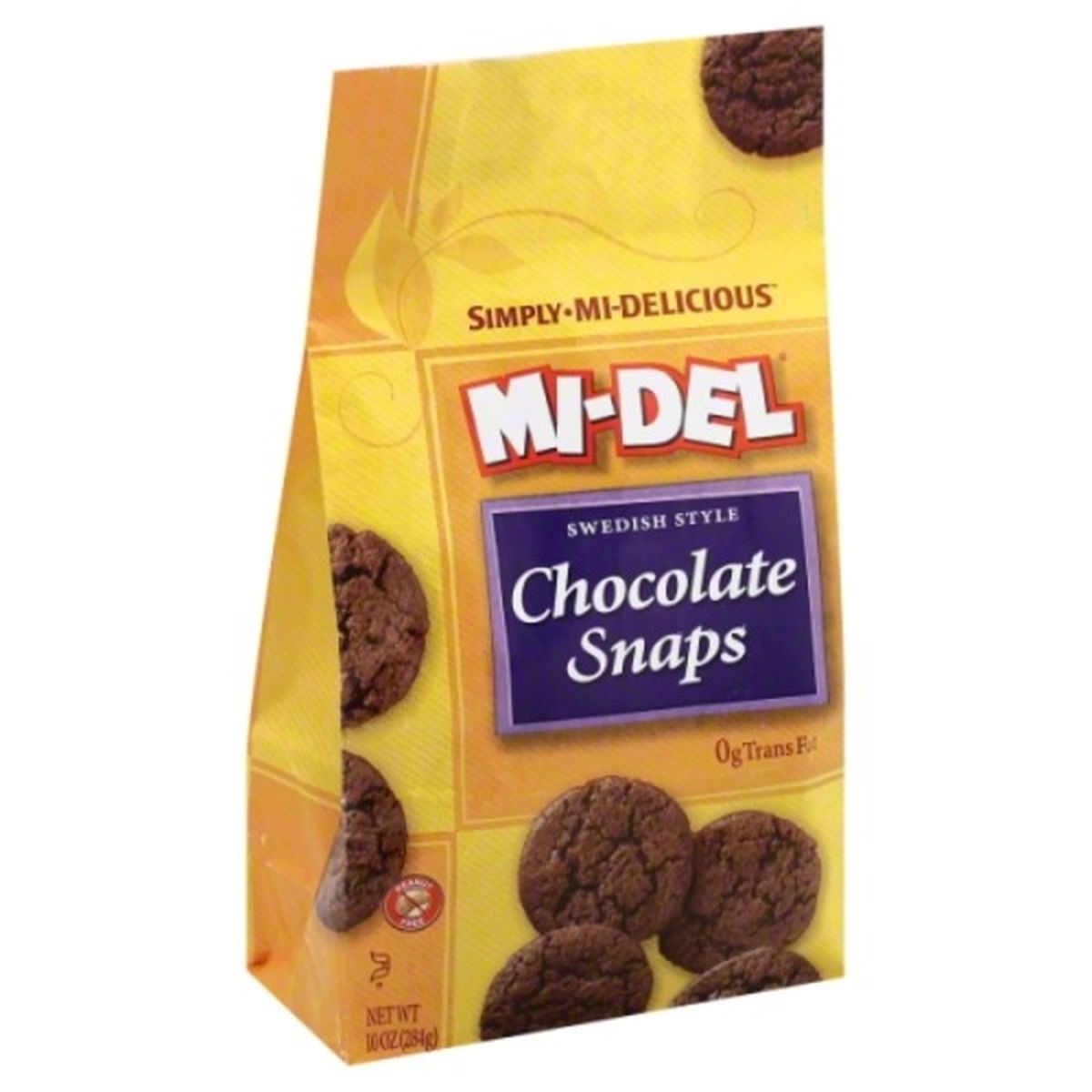 Calories in Mi-Del Chocolate Snaps, Swedish Style